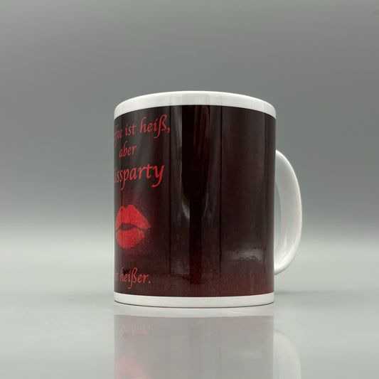 Kissparty Fan-Tasse „Heißer“