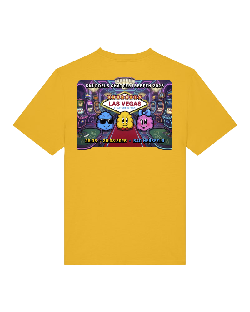 Offizielles Knuddels Chattertreffen 2026 T-Shirt – „Las Vegas"