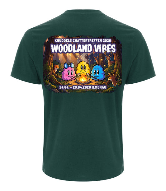 Offizielles Knuddels Chattertreffen 2026 T-Shirt – „Woodland Vibes