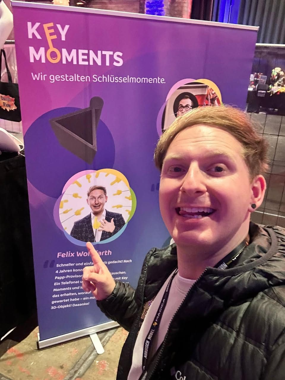 Felix Wohlfarth an unserem Stand auf der MAGICA 2024