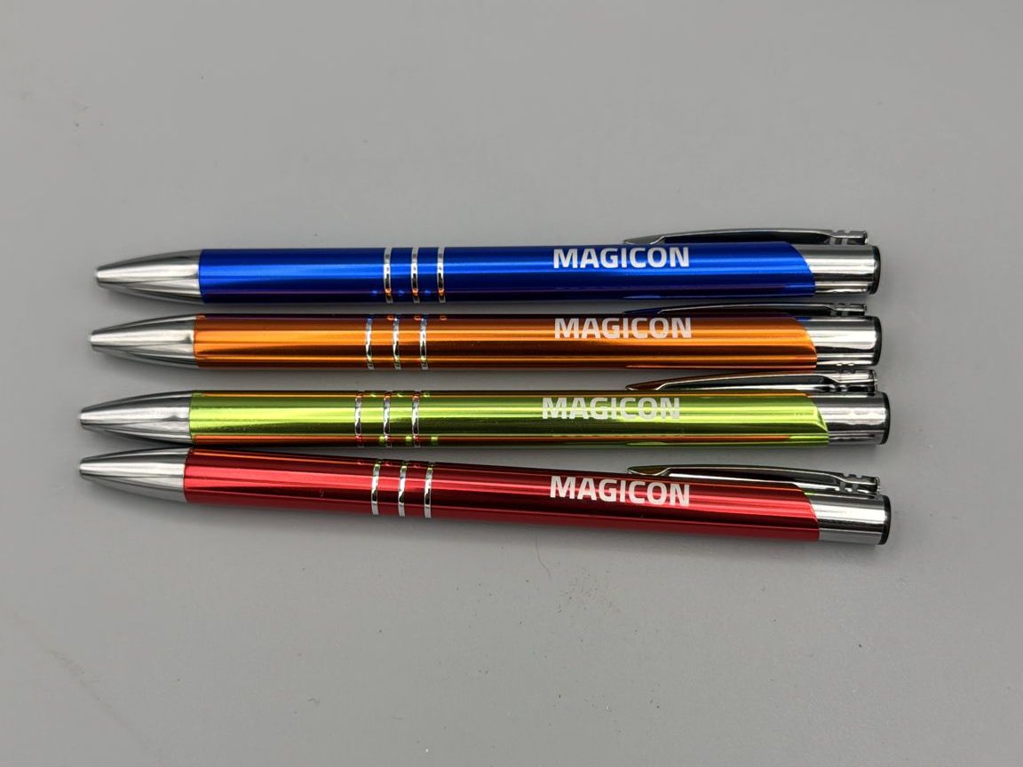 Gravierte Stifte für die MAGICON IV
